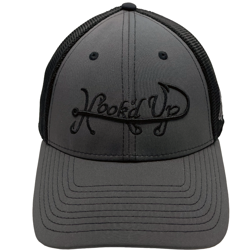 Signature Flex Fit Hat (Charcoal/Black) - Hogfish