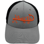 Signature Flex Fit Hat (Gray/Black/Orange) - Hogfish