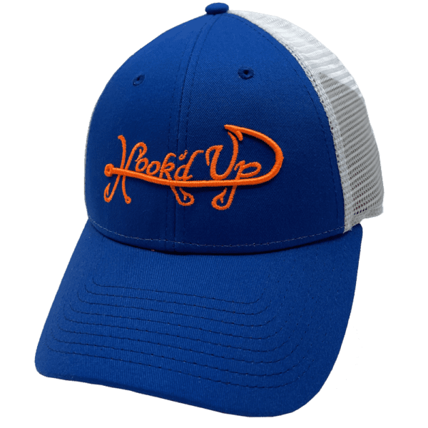 Signature Snapback Hat (Royal Blue/White/Orange)