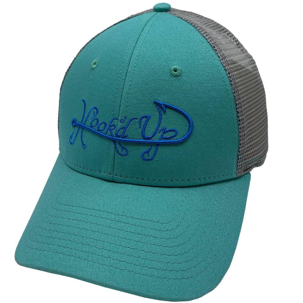Signature Snapback Hat (Turquoise/Blue)