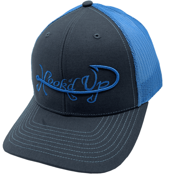 Signature Snapback Hat (Gray/Blue)