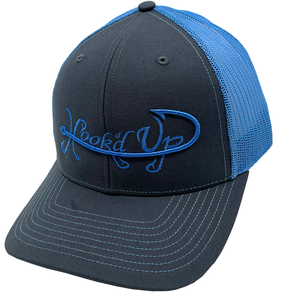 Signature Snapback Hat (Gray/Blue)