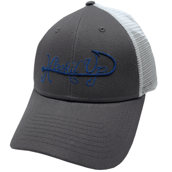 Signature Snapback Hat (Gray/White/Blue)