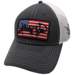 Signature American Flag Snapback Hat (Gray)