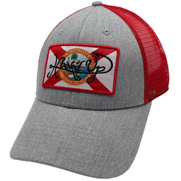 Signature Florida Flag Snapback Hat (Heather/Red)