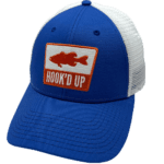 Hook'd Up Bass Silouette Snapback Hat (Royal/Orange)