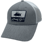 Hook'd Up Hogfish Silouette Snapback Hat (Heather/Navy)